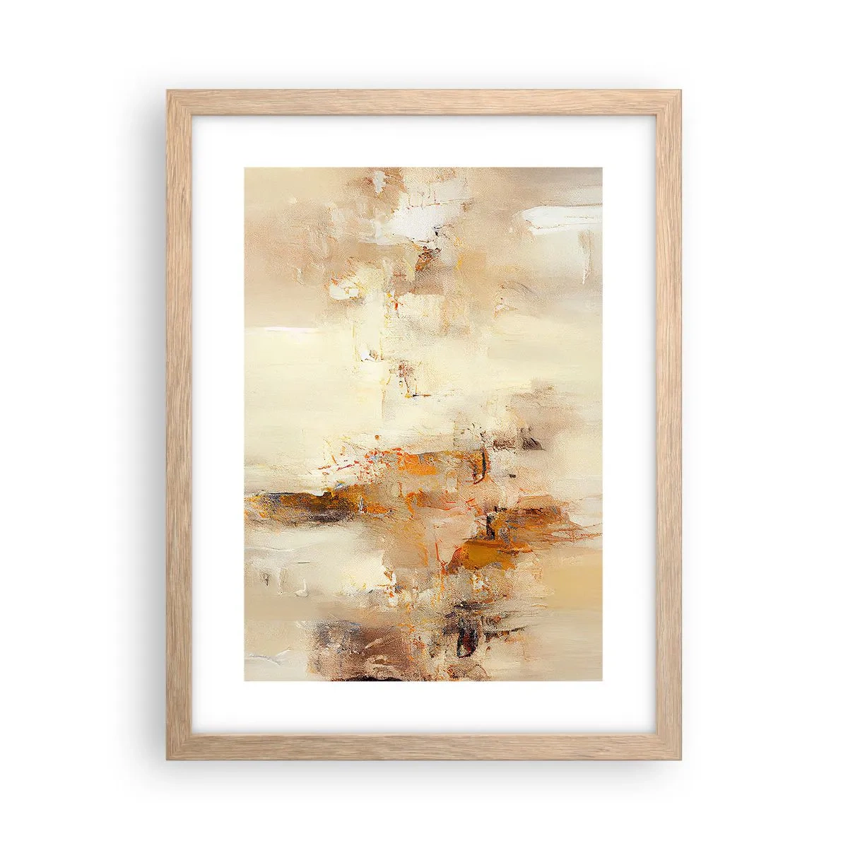 Poster in cornice rovere chiaro - L'anima dell'ambra - 30x40 cm