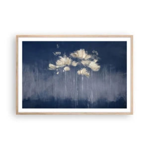 Poster in cornice rovere chiaro - Come petali al vento - 91x61 cm