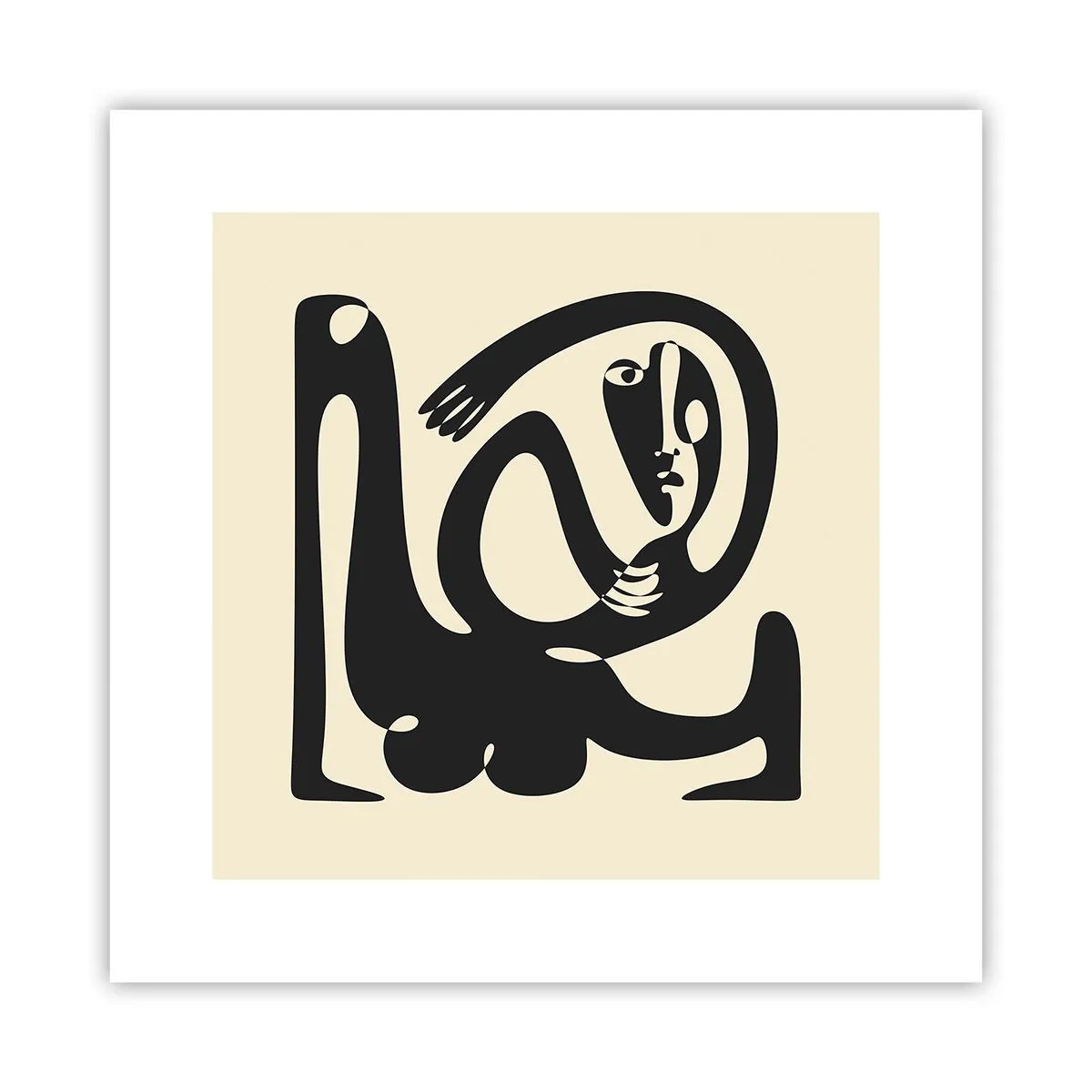 Poster - Quasi Picasso - 30x30 cm