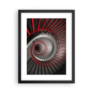 Poster in cornice nera - I giochi dell'architettura - 30x40 cm