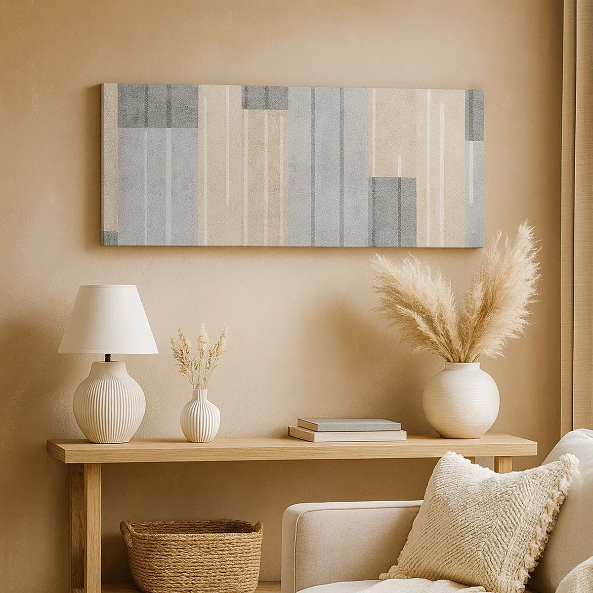 Quadro su tela - Stampe su Tela - Composizione: rigare dritto - 100x40 cm