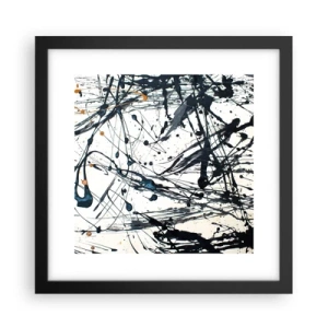 Poster in cornice nera - Ha senso o non ha senso? - 30x30 cm