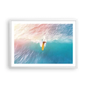 Poster in cornice bianca - Il cavaliere dell'oceano - 70x50 cm