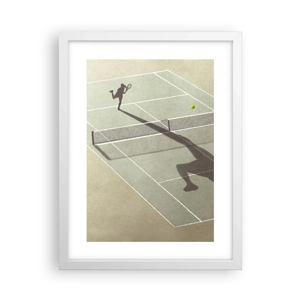 Poster in cornice bianca - Sconfiggere se stesso - 30x40 cm