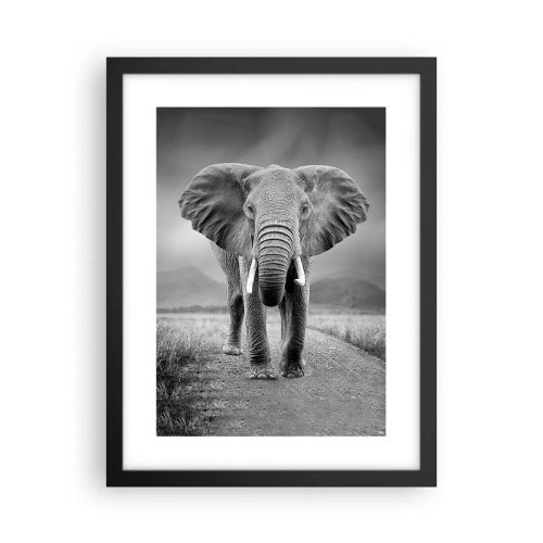 Poster in cornice nera - Il padrone di casa dà il benvenuto - 30x40 cm