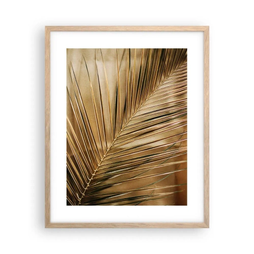 Poster in cornice rovere chiaro - Colonnato naturale - 40x50 cm