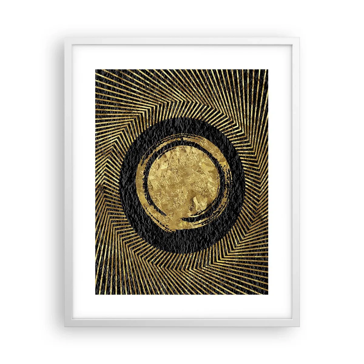 Poster in cornice bianca - Composizione glamour - 40x50 cm