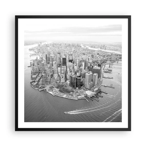 Poster in cornice nera - Come non amarla? - 60x60 cm