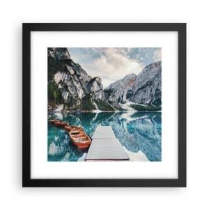 Poster in cornice nera - Ti mostriamo la bellezza - 30x30 cm