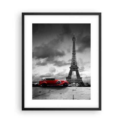 Poster in cornice nera - Non molto tempo fa a Parigi - 40x50 cm