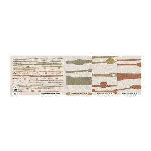 Campione di Fotomurale Adesivo Deluxe Sticker - La notazione musicale dei colori - Minimalismo, Pastello, Pezzo - 100x30 cm