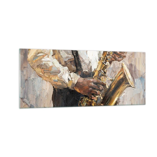 Quadro su vetro - Tempo di assolo - 100x40 cm