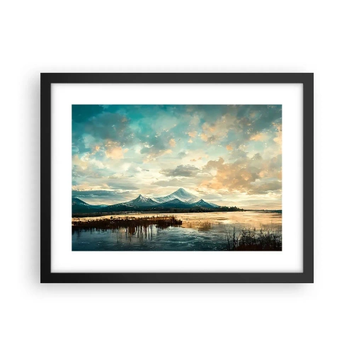 Poster in cornice nera - Sotto la protezione del cielo - 40x30 cm