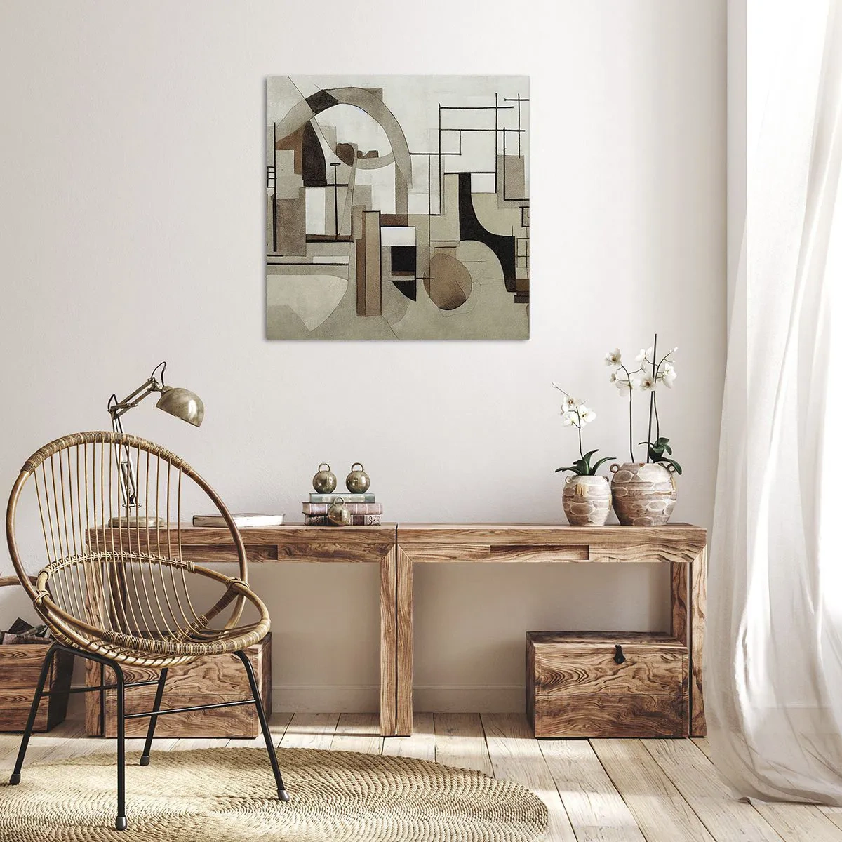 Quadro su tela - Stampe su Tela - Paesaggio urbano 2.0 - 40x40 cm