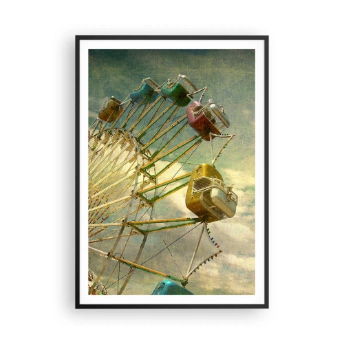 Poster in cornice nera - Il divertimento comincia... - 70x100 cm