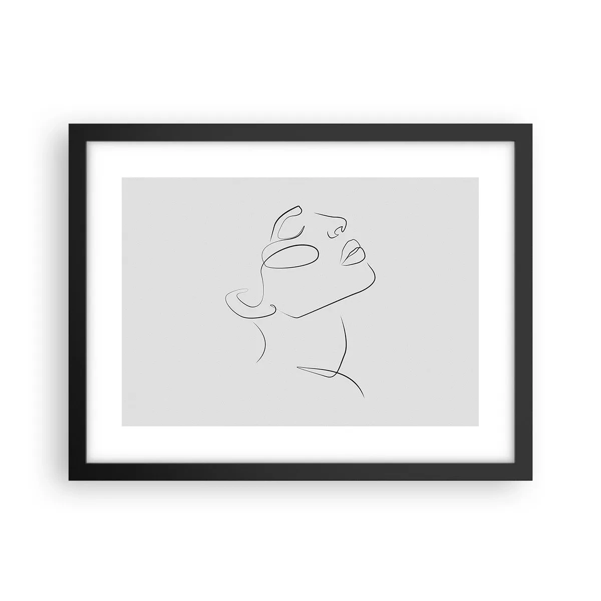 Poster in cornice nera - I meandri dei sogni - 40x30 cm