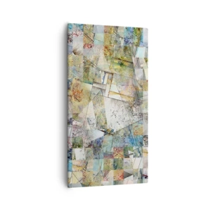 Quadro su tela - Stampe su Tela - Rimpasto geometrico - 55x100 cm