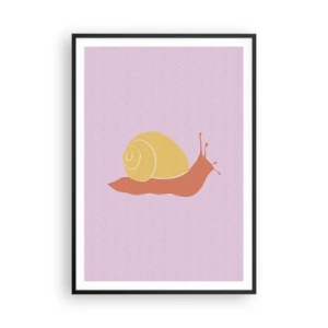 Poster in cornice nera - Non c'è fretta - 70x100 cm