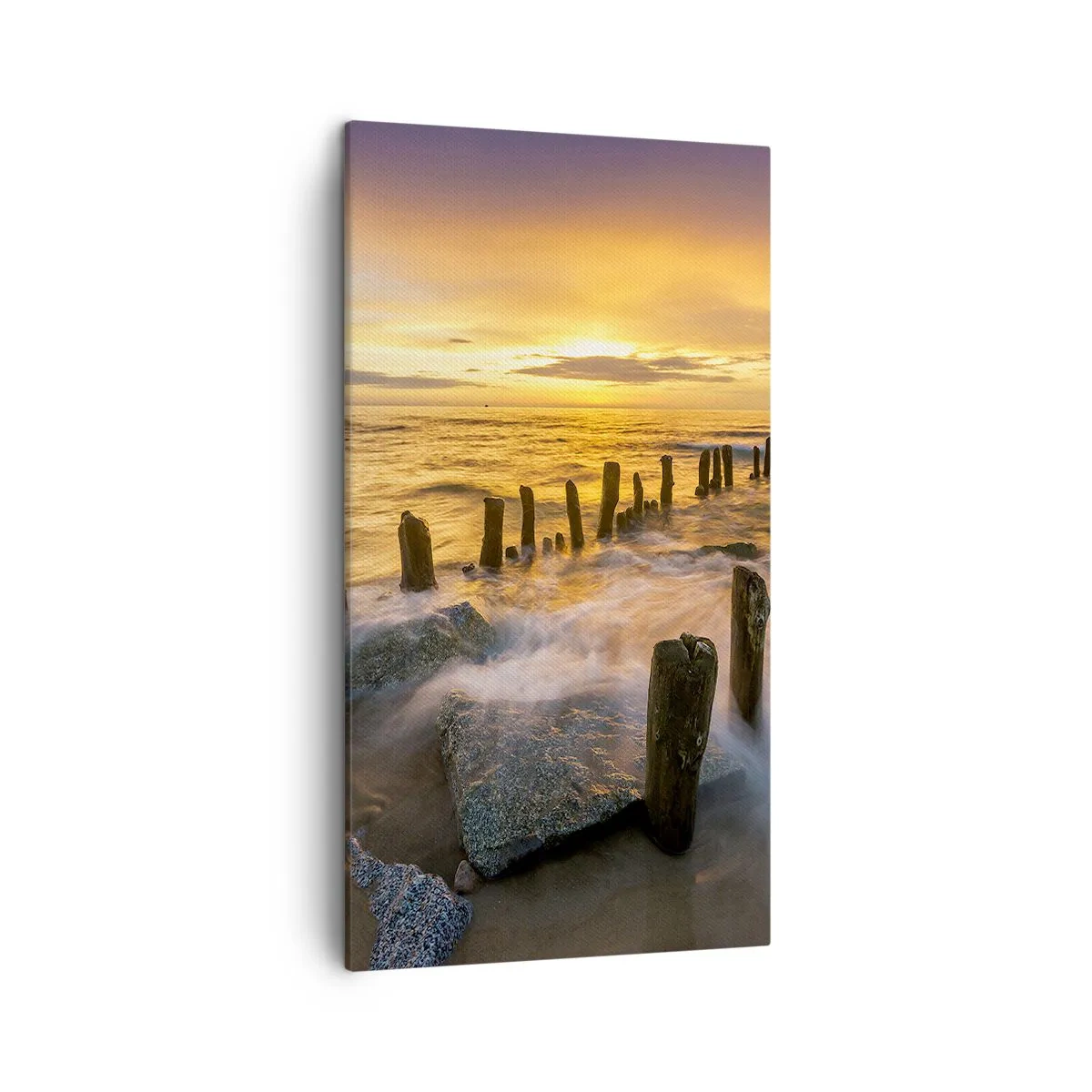 Quadro su tela - Stampe su Tela - La bellezza selvatica del Baltico - 45x80 cm