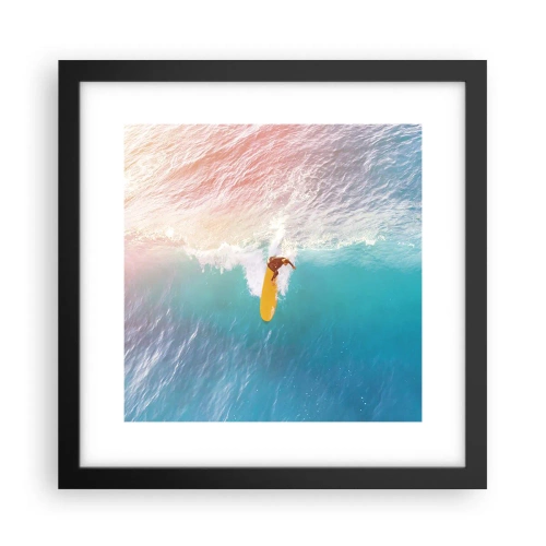 Poster in cornice nera - Il cavaliere dell'oceano - 30x30 cm