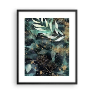 Poster in cornice nera - Il giardino incantato - 40x50 cm