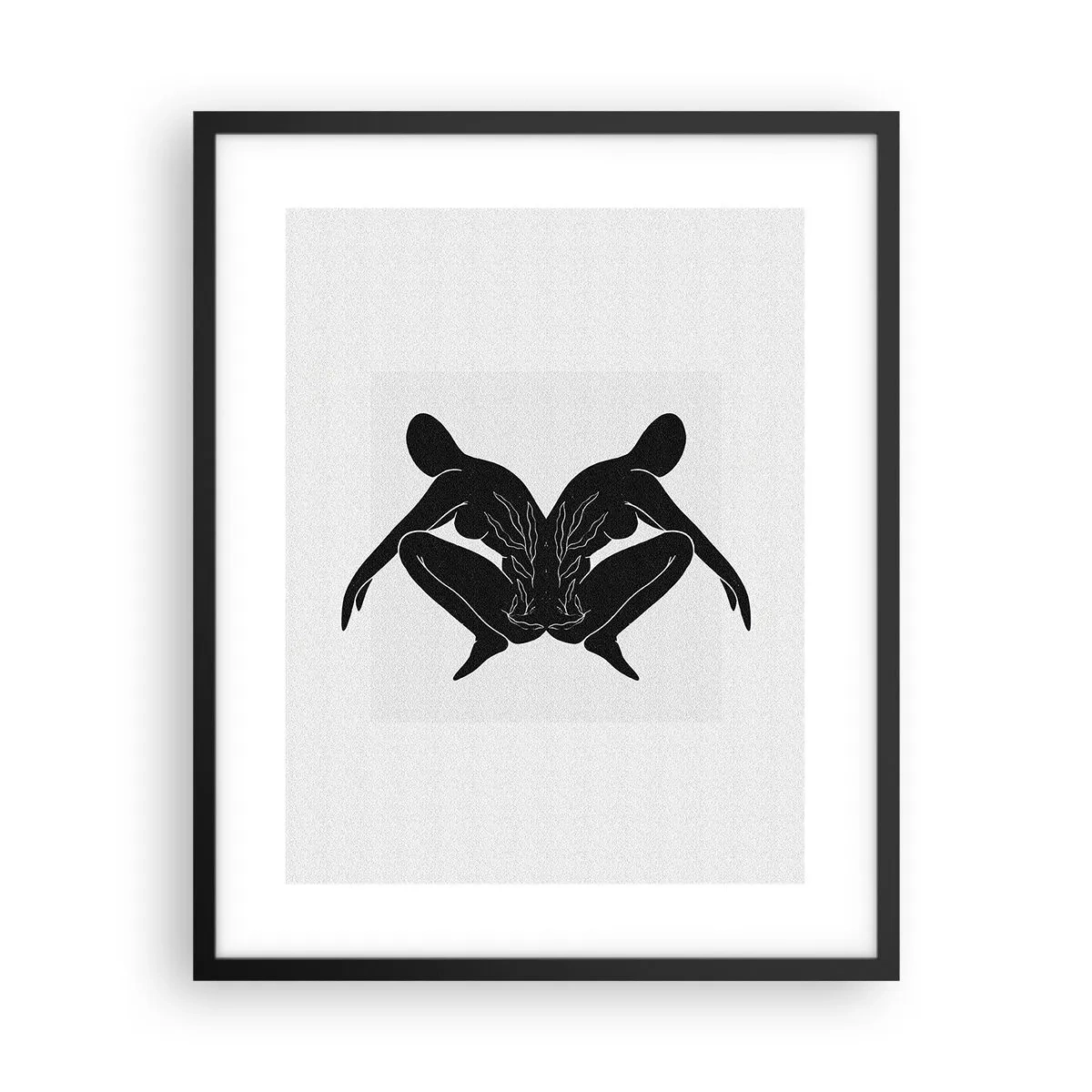 Poster in cornice nera - Anima comune - 40x50 cm