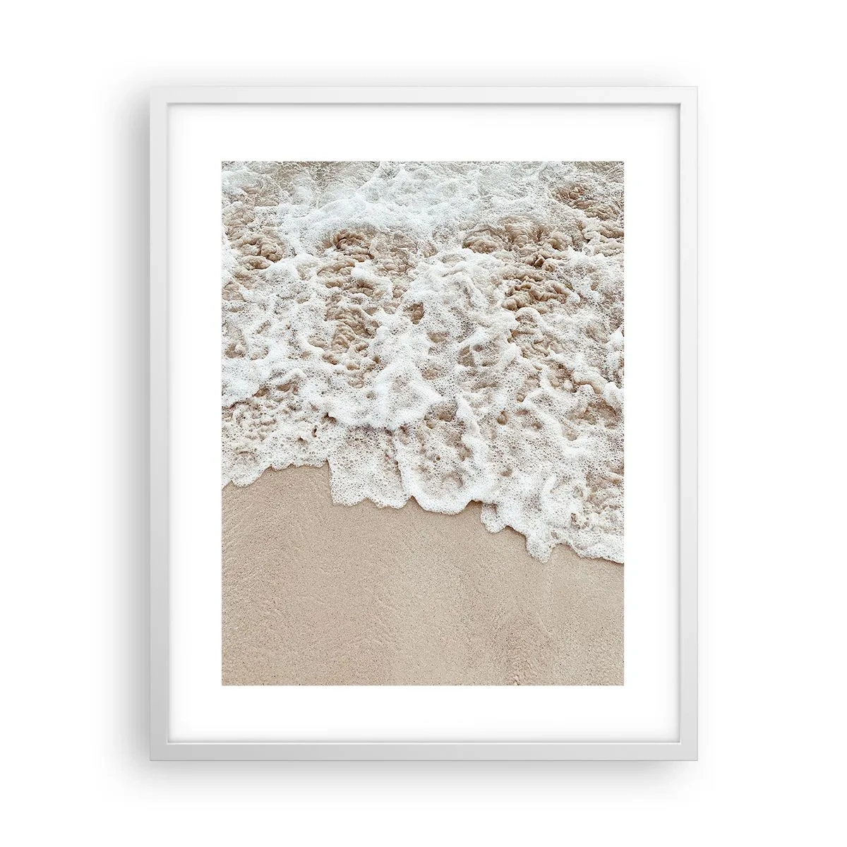 Poster in cornice bianca - Torno subito - 40x50 cm