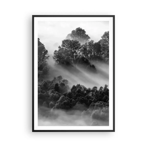 Poster in cornice nera - Risveglio dal sonno - 70x100 cm