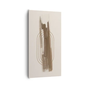 Quadro su tela - Stampe su Tela - Un soffio di grigio - 65x120 cm