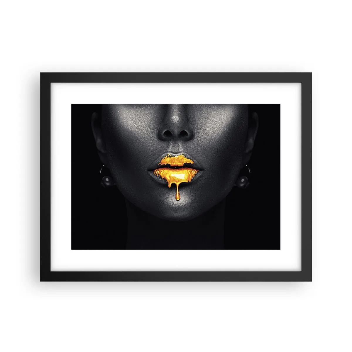 Poster in cornice nera - Boccadoro - 40x30 cm