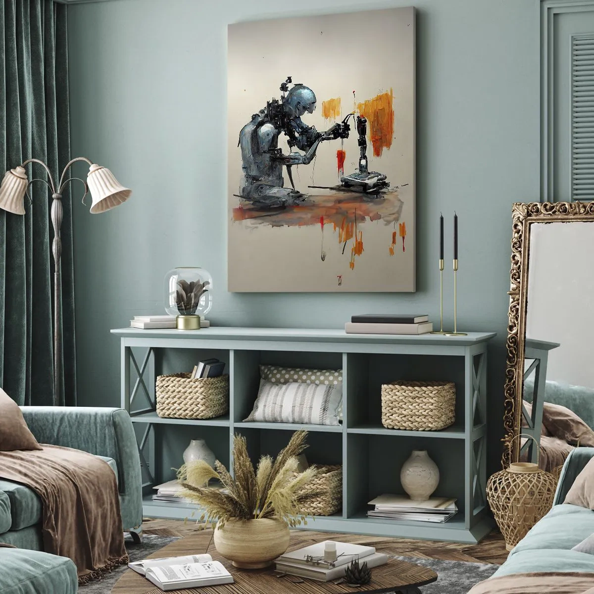 Quadro su tela - Stampe su Tela - È già domani... - 55x100 cm