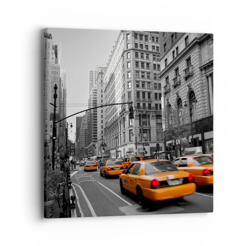 Quadro su tela - Stampe su Tela - Il sole della grande città - 40x40 cm