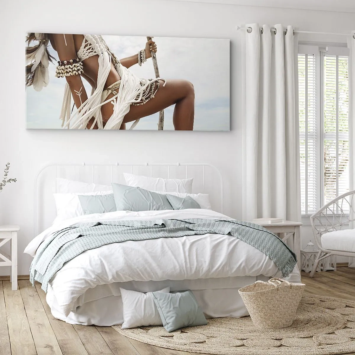 Quadro su tela - Stampe su Tela - La sacerdotessa del sole - 100x40 cm