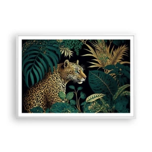 Poster in cornice bianca - Il signore della giungla - 100x70 cm