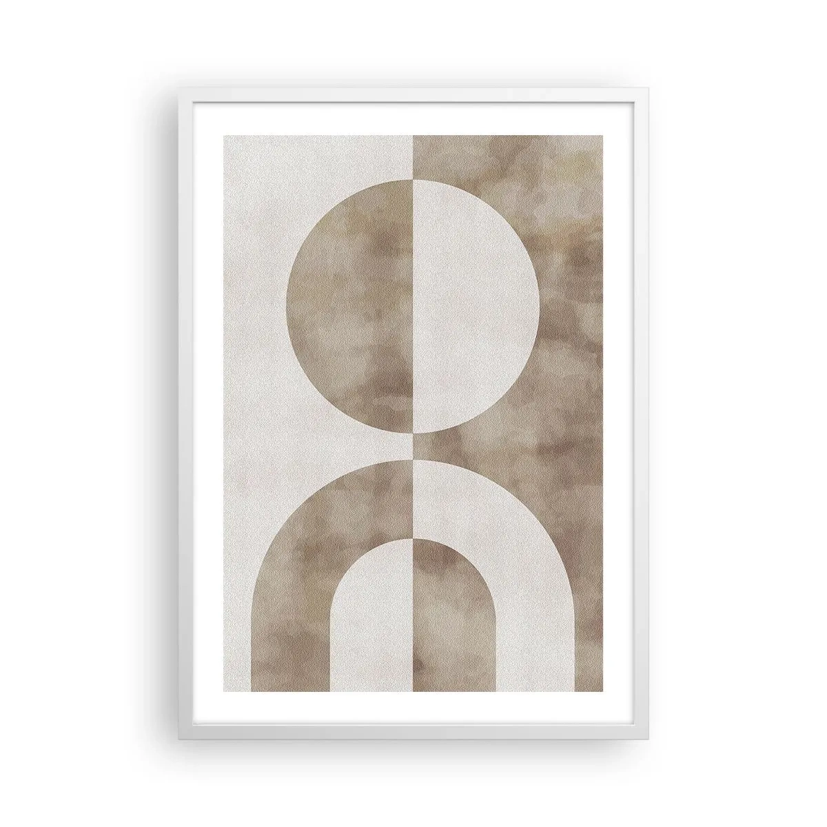 Poster in cornice bianca - Analogie e differenze - 50x70 cm