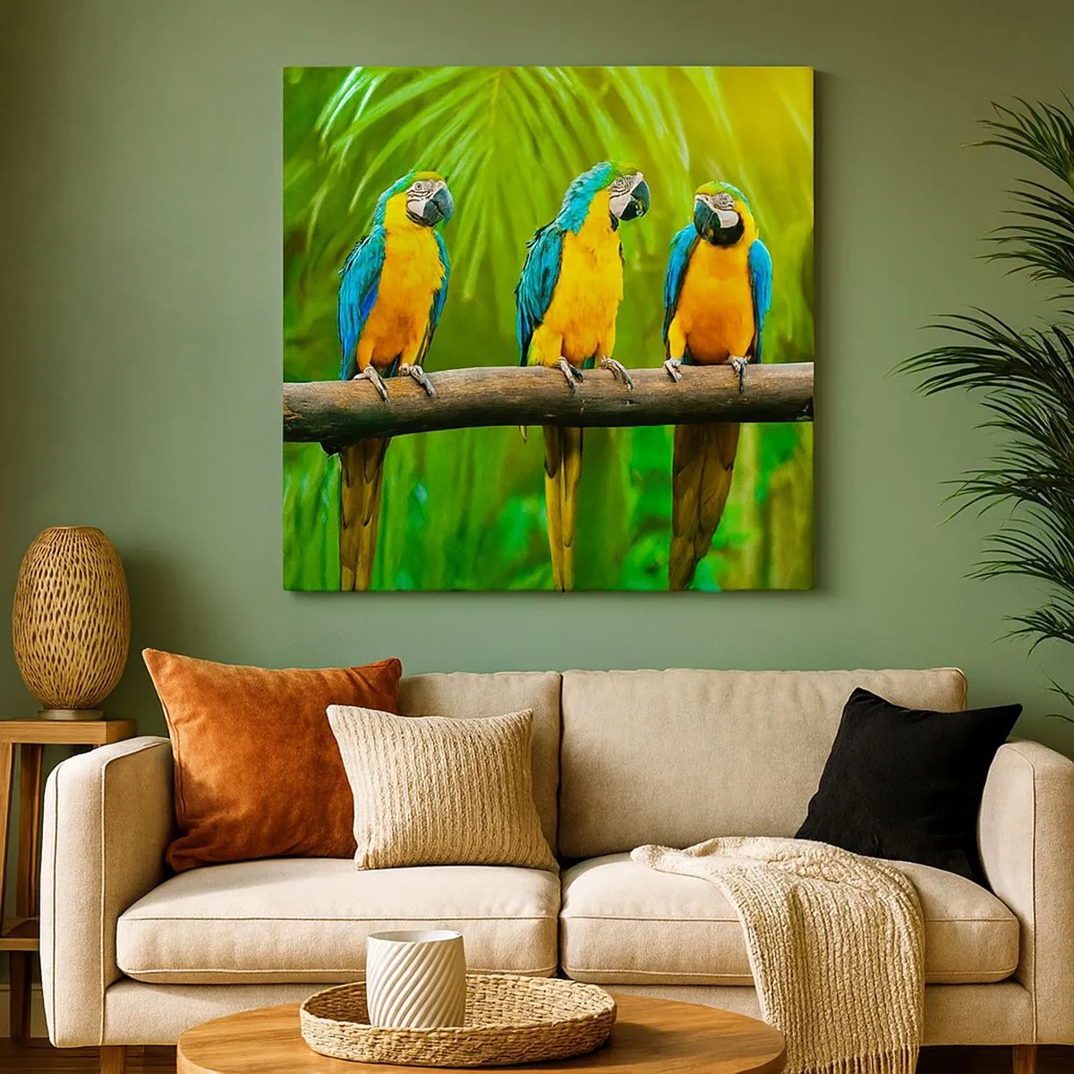 Quadro su tela - Stampe su Tela - Hai sentito che ha fatto? - 30x30 cm