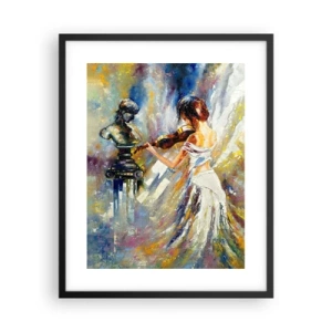 Poster in cornice nera - Ravvivare con il sentimento - 40x50 cm