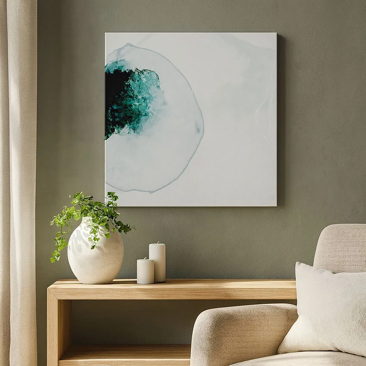 Quadro su tela - Stampe su Tela - In una goccia d'acqua - 30x30 cm