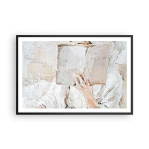Poster in cornice nera - In un altro mondo - 91x61 cm