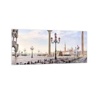 Quadro su vetro - Venite a tavola - 100x40 cm