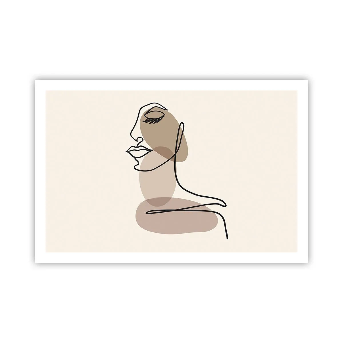 Poster - Ascoltando se stessa - 91x61 cm