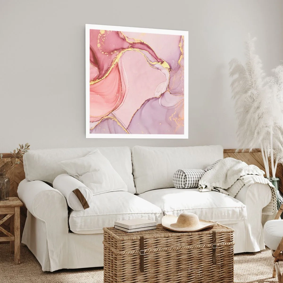 Poster - La carezza dei colori - 40x40 cm