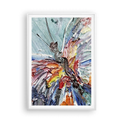 Poster in cornice bianca - Dipinto dalla natura - 70x100 cm