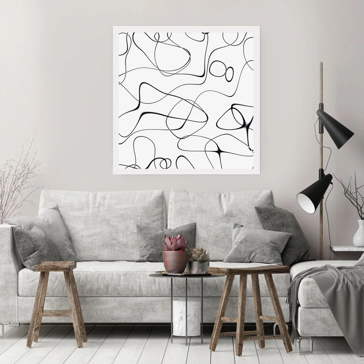 Poster - Strade della vita, eventi del destino - 40x40 cm