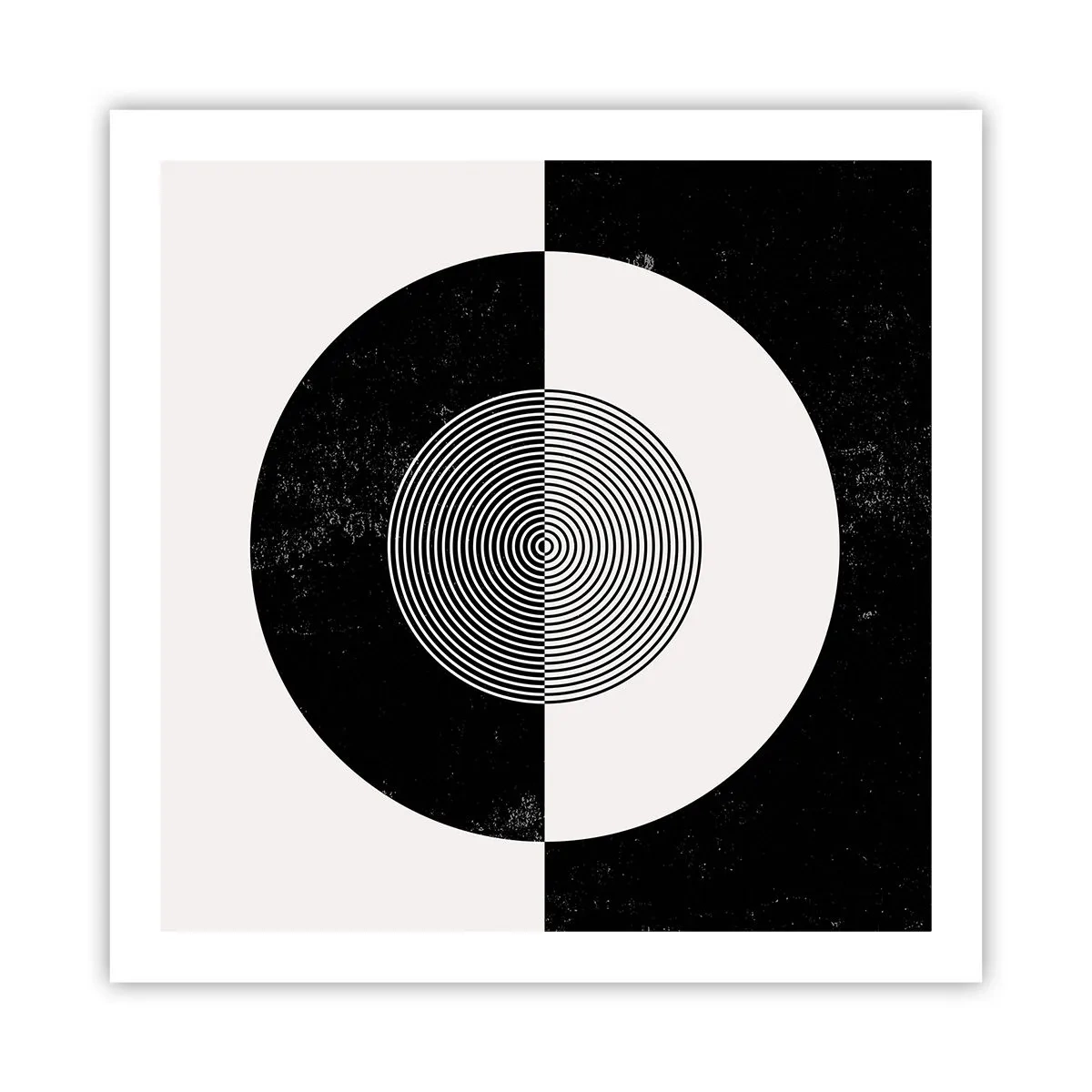 Poster - Armonia in bianco e nero - 60x60 cm