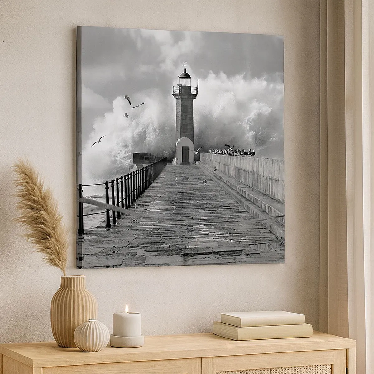 Quadro su tela - Stampe su Tela - Senza paura - 30x30 cm