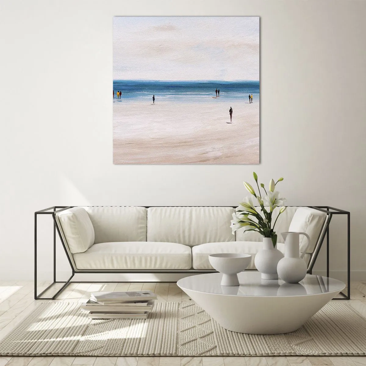 Quadro su vetro - Un bisogno naturale - 40x40 cm