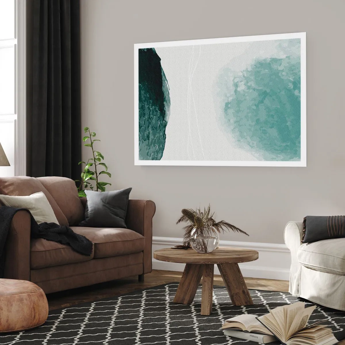 Poster - Incontro con la nebbia - 50x40 cm