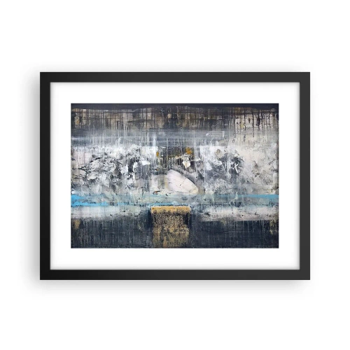 Poster in cornice nera - Talvolta è facile, talvolta è difficile - 40x30 cm