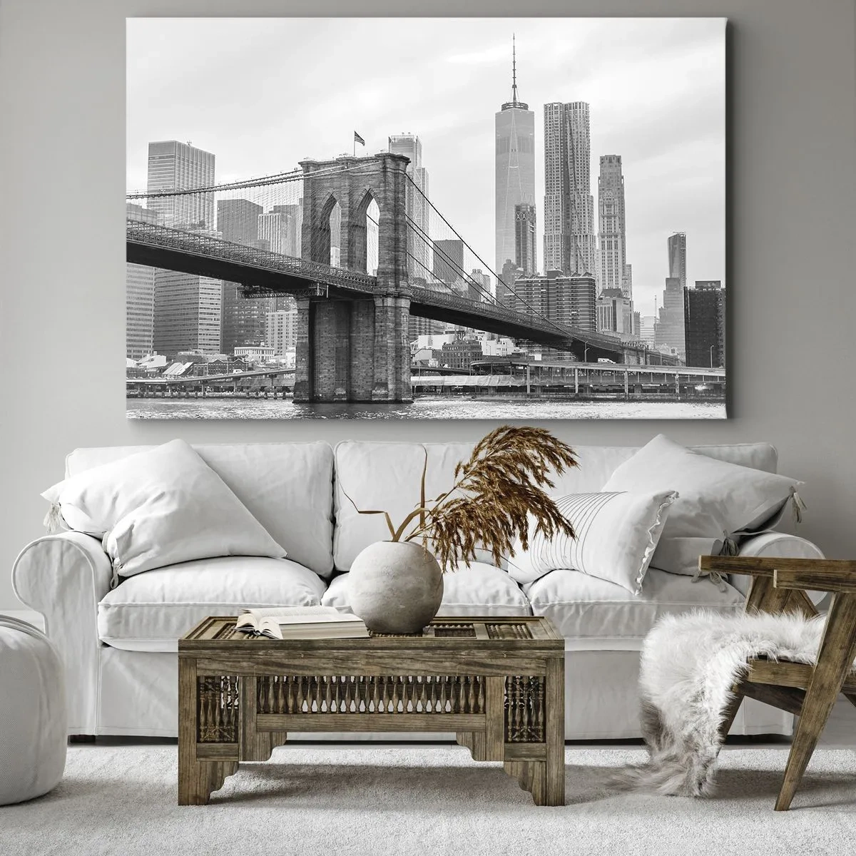 Quadro su tela - Stampe su Tela - Atmosfera di New York - 70x50 cm